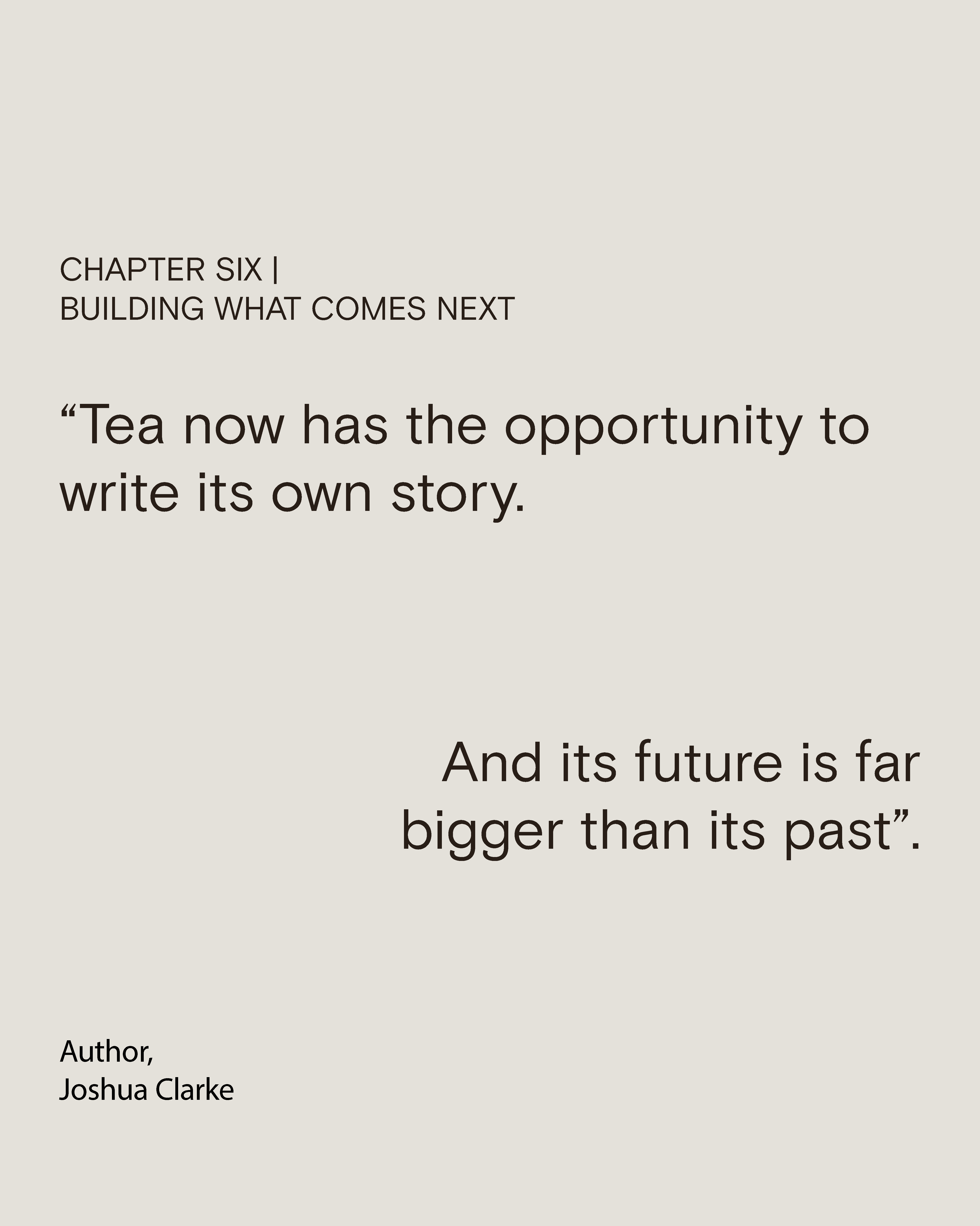 Chapter Six | Building What Comes Next