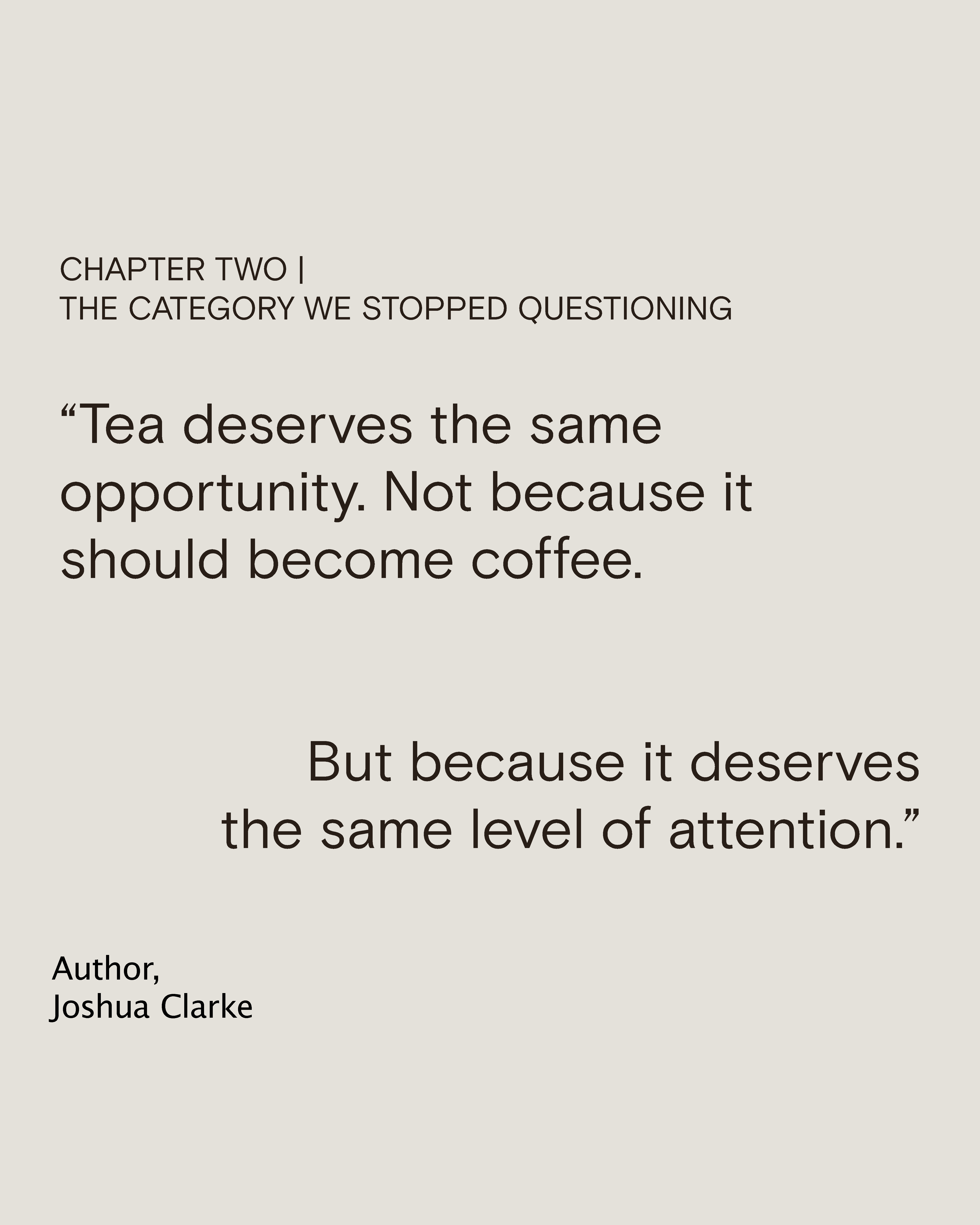 Chapter Two | The Category We Stopped Questioning