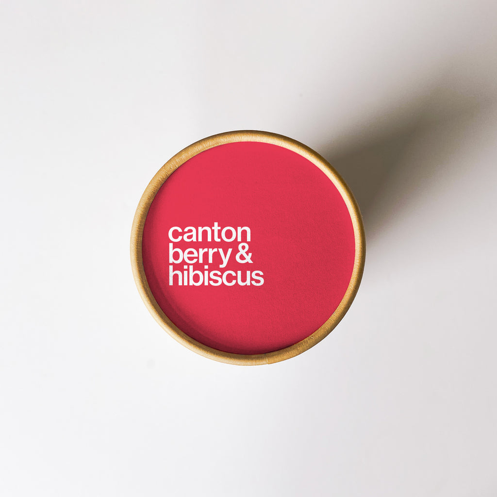 canton berry and hibiscus